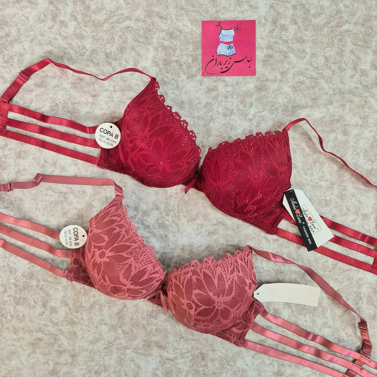 سوتین اسفنجی کمربندی مدل فانتزی جذاب